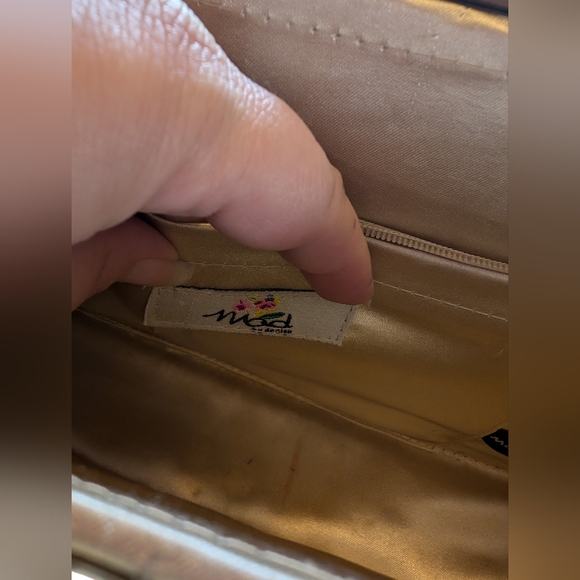 Vintage Mod mother of pearl clasp handbag - Picture 5 of 8